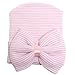 JustMyDress Newborn Baby Hospital Cap with Bowknot Toddler Infant Hat Baby Beanie Caps JB63 (6-Set A)