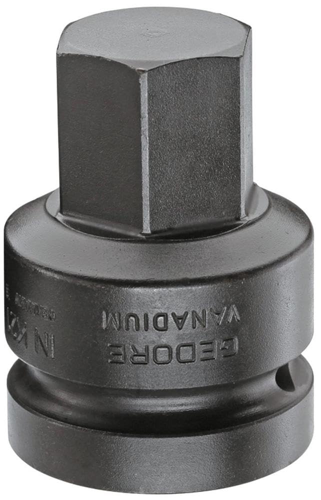Gedore 1956558 K 21 19 Impact Screwdriver Insert 1 Inch Hex 19 mm