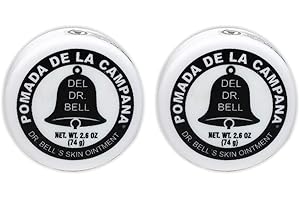 Pomada De La Campana Medicated Cream - Crema Medicada 1.2 Oz (Pack of 2) by Dr Bell's