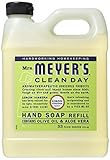 Mrs. Meyer's - Clean Day Liquid Hand Soap Refill Geranium,33 oz,Honeysuckle.Honeysuckle