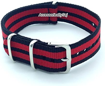 G10 NATO MOD NYLON WATCH STRAP, Choice of Styles & Sizes - Presented with a FREE Luxurious AccessoriesBySej ® TM Gift Pouch/Bag