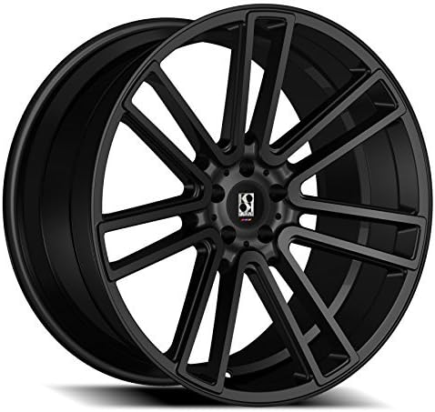 24" INCH KOKO KUTURE MASSA-7 BLACK WHEELS RIMS ONLY - LEXANI FORGIATO ASANTI GIOVANNA CHEVY TAHOE GMC FORD