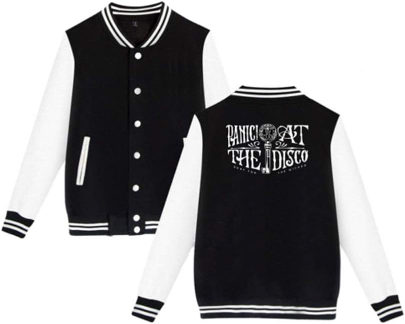 Panic at The Disco Unisex Varsity Baseball Jacket Uniform Hoodie Sweatshirt Sweater