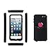 iPod 6 Case, iThrough iPod 6 Waterproof Case with Stand, Dust Proof, Snow Proof, Shock Proof Case, Heavy Duty Protective Carrying Cover Case for iPod 6 (Black)