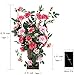GTIDEA European Royal Style Design Artificial Potted Flowers Realistic Silk Rose Arrangements for House Office Restaurant Table Centerpieces Windowsill Decor