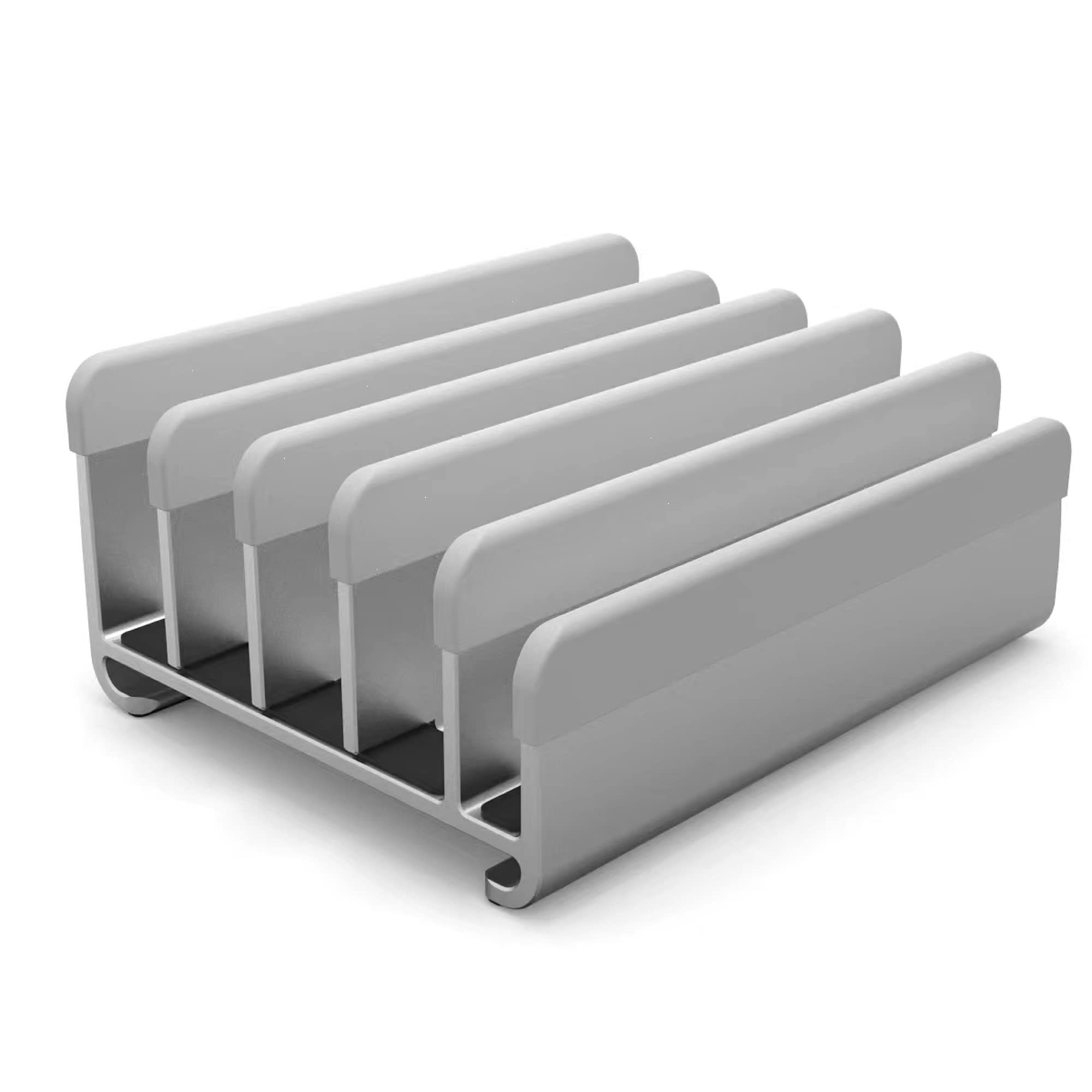 Photo 1 of Elestoria Adjustable Laptop Stand - Fits 5 Devices, Modern Design, Tool Free Adjustment, Protective & Stable | Grey