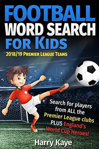 Football Word Search for Kids: 2018/19 Premier League Teams