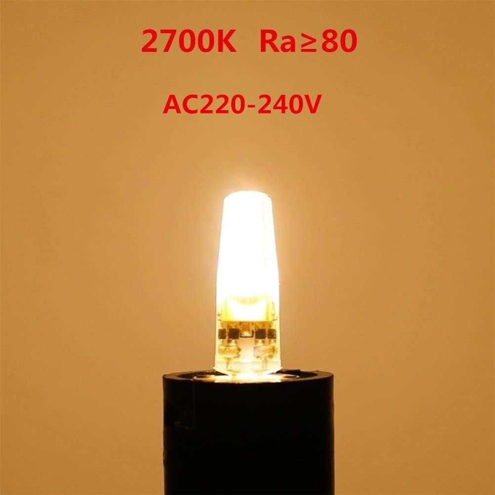 HRYSPN G4 LED Bulbs AC 220-240v, 20W Halogen Bulb Equivalent, Warm White 2700K 200LM (Pack of 5), G4-1505-220v, 5 Count (Pack of 1) - Image 4