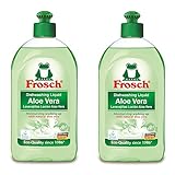 Frosch Natural Aloe Vera Liquid Hand Dish Washing Soap, 500 ml (Pack of 2)