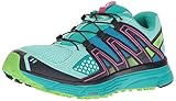 Salomon Women's X-Mission 3 W Trail Runner, Aruba Blue/Navy Blazer/Green Flash, 7.5 M US