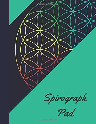 Spirograph Design Pad 4: Notebook/Journal: BLANK Spirograph Art Series/ Kids Art (Coloring Book Pad/Art Journal)