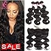 SuperNova Brazilian Body Wave Virgin Hair Weave 3 Bundles with 13x4 Ear to Ear Full Lace Frontal Closure Unprocessed Human Hair Extensions Natural Color(18 20 22+14inch)