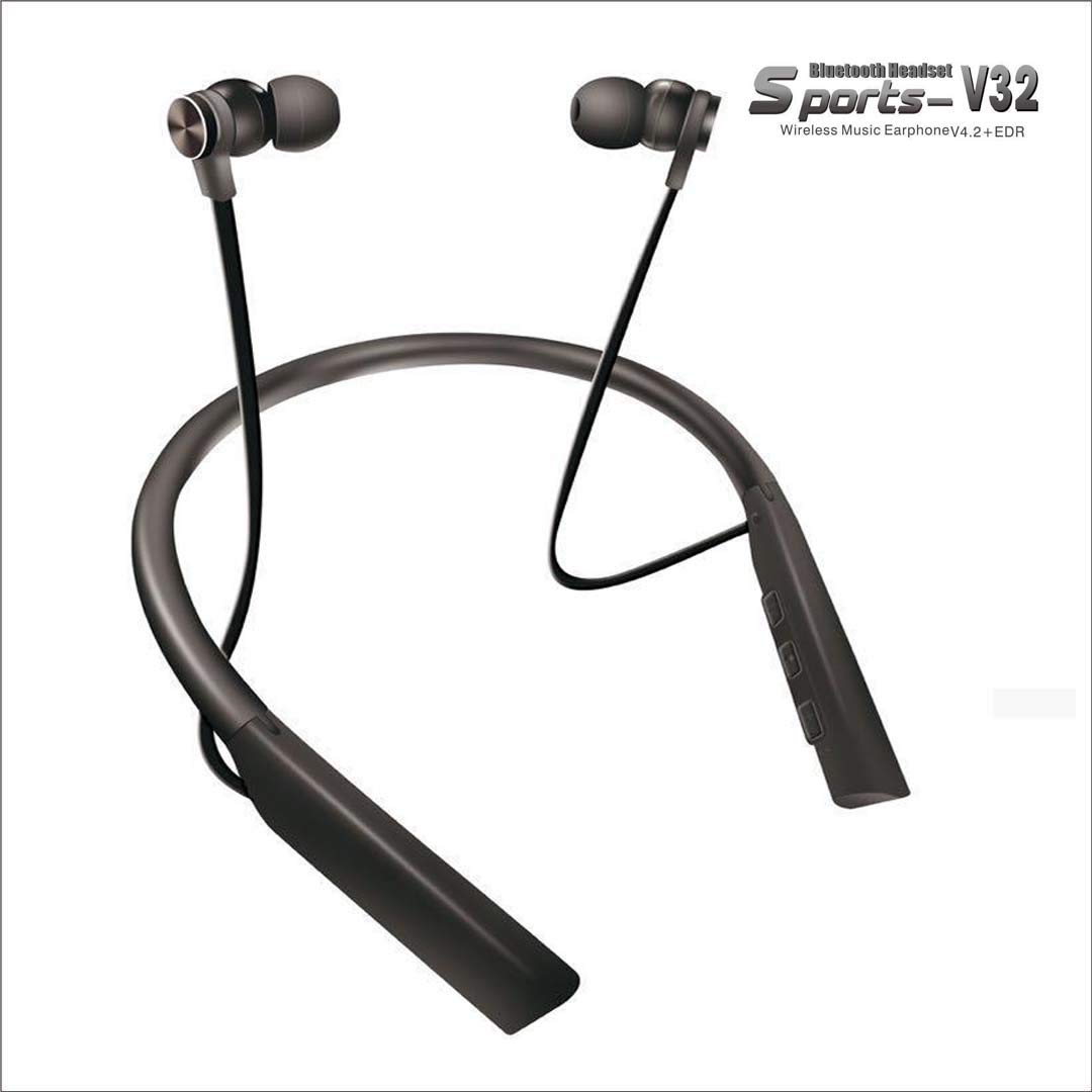 Sports Wireless Headphones with Microphone V32 with Amazon.in Electronics