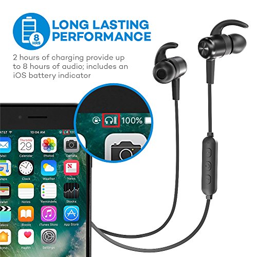 TaoTronics-Wireless-Earbuds-Sweatproof-Sport-Earphones-Bluetooth-Headphones-Lightweight-Fast-Pairing-Comfortable-Silicon-Earbuds-Magnetic-Design-cVc-60-Noise-Cancelling-Mic-8-Hour-Playback