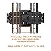 Fleximounts TV Wall Mount Bracket for Most 32-60 Inch Swivel Tilt Full Motion Articulating Long Extension LED LCD Flat Screen VESA 400x400mm