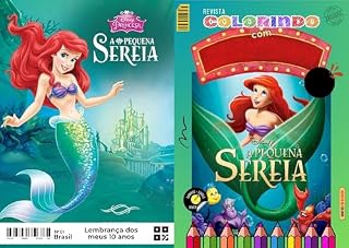 Livro Livro de colorir: Pequena sereia