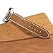SWEES Leather Bands Compatible with Fitbit Blaze Smart Watch, Genuine Leather Replacement Band with Metal Frame Small & Large for Women Men, Champagne Gold, Rose Gold, Black, Brown, White, Grey, Beige