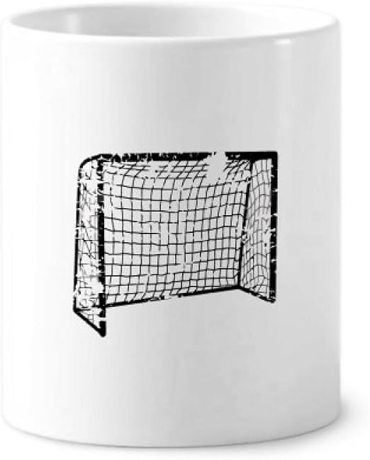 Portacepillos de dientes con diseño de balón de fútbol, color negro