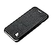 JISONCASE iPhone 7 Case, iPhone 8 Premium Leather Handmade Full Protective Case Folio Flip Cover Magnetic Closure Design for Apple iPhone 7/8 Black