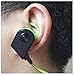 STEREO WIRELESS BLUETOOTH HEADSET-In-Ear Headphones-Loud Bass-Magnetic Power-Noise Cancelling Mic-Sweatproof for Running Gym Sports-iPhone 6s 6 SE plus Galaxy S7 S6 edge Android Phone (Green/Black)