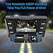ITRUE X9D WiFi Dash Cam Rotatable Inner and Front Cameras Dual Full HD 1080P, Stealth Design,170°Wide Angle Superior Night Mode, G-Sensor & WDR, for Uber Lyft Rideshare Drivers,32G Card Included