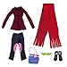 BARWA Evening Wedding Party Clothes Casual Dress Outfit Set for 11.5 Inch Girl Doll