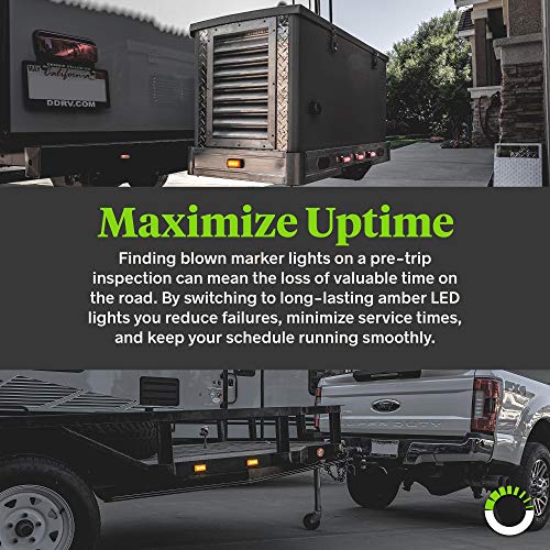 5 LED+Trailer+Marker+Surface+Waterproof