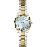 GUESS Two-Tone and Light Blue Analog Watch