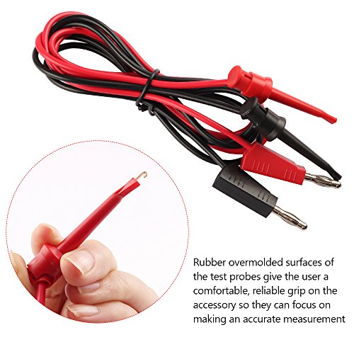 Micsoa Test Leads Kit, Digital Multimeter Leads Set Automotive Test Leads with Alligator Clips Professional Multimeter Accessories