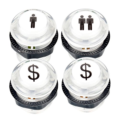Eg starts 4 pcs/lot 5v led illuminated push button 1p /…