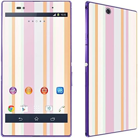 Sony Xperia Z Ultra LTE C6806 Phone Skin - [SkinGuardz] Full Body Scratch Proof Vinyl Decal Sticker with [WallPaper] - [Stripe Pink] for Sony Xperia Z Ultra LTE C6806