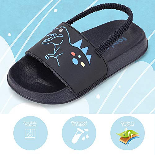 tombik Toddler Sandals Boys Pool Slipper Slides Kids Water Shoes for