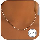 925 Sterling Silver Chain Necklace for Women 16-24 Inch Silver Jewelry Gift