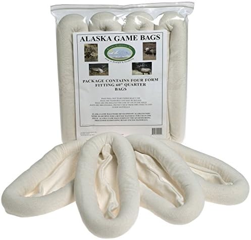 Alaska Game Moose, Elk, Caribou Rolled Quarter Bags Bags, 60-Inch