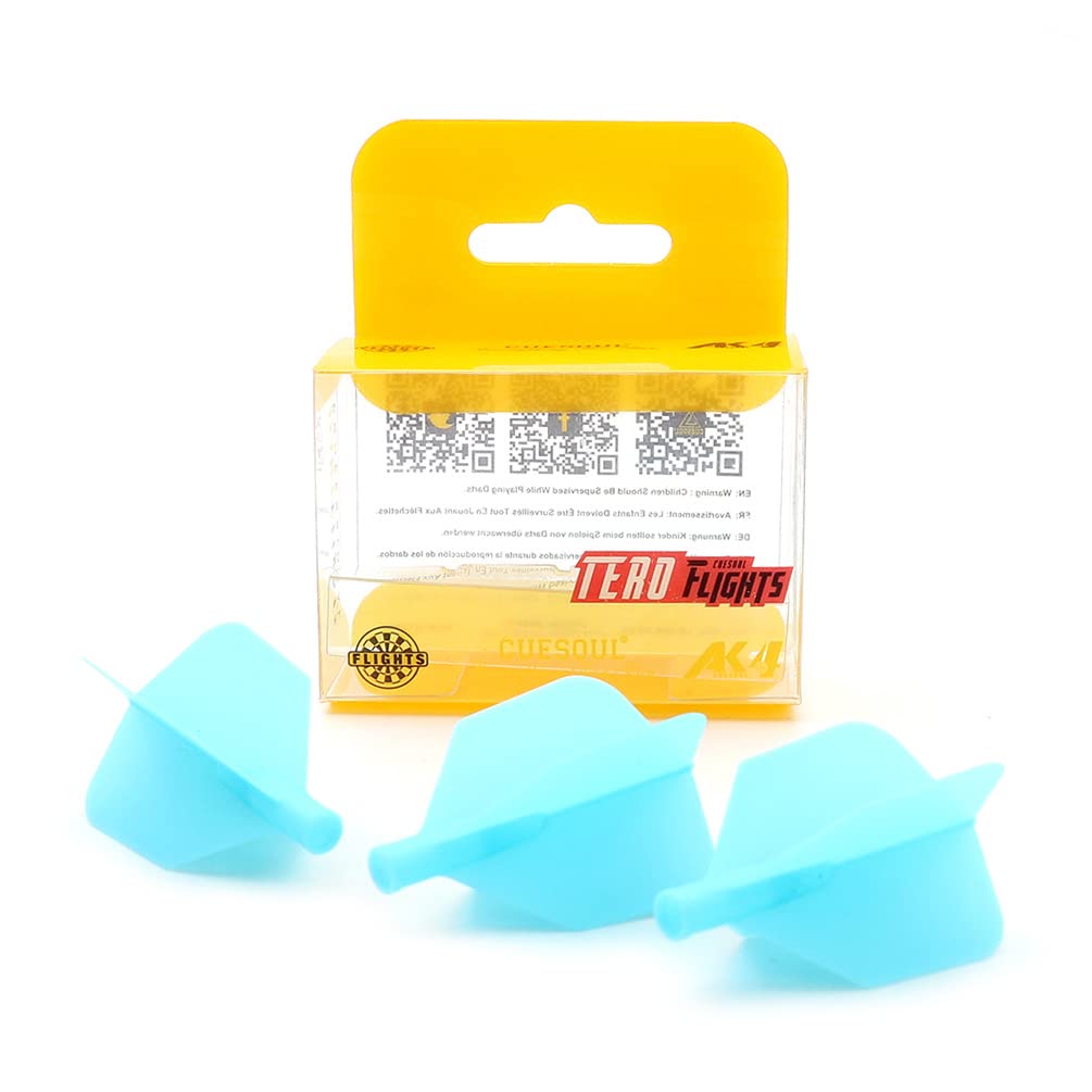 CUESOUL TERO AK4 Dart Flights Big Wing shape,Set of 3 pcs(CS-AK4+5DYS) — image 1