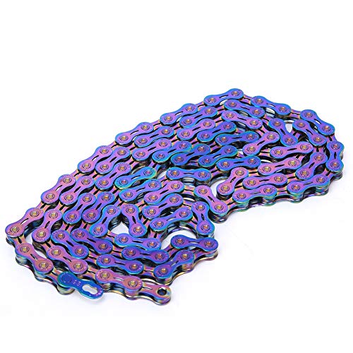 Universal 9/10/11/12 Speed Bicycle Chain Chain Variable Speed Bike Replacement Accessories for Mountain Road Bicycle(9 Speed) Hardwareclampvise Bicycles And Spare Parts