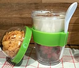 Müsli-to-Go Joghurtbecher to go Müslibecher Müslischale