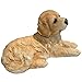 Michael Carr Designs Goldie Retriever Puppy L Outdoor Puppy Dog Figurine for Gardens, patios and lawns (80105)