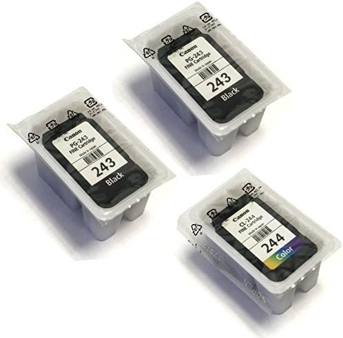 Canon PG-243 Black x2 + CL-244 Color for PIXMA Printers (Non-Retail Packaging)