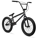Elite 20” BMX Bicycle Destro Model Freestyle Bike (Black Grey)