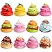 WATINC Random 12 Pcs Kawaii Soft Poo Squeeze Cream Scented Stress Relif Toy, Decorative Props Gift Hand Toy for Kids