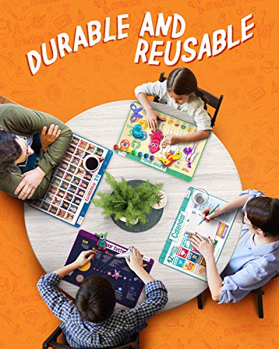 5 merka+Explorer+Set+Educational+Placemats