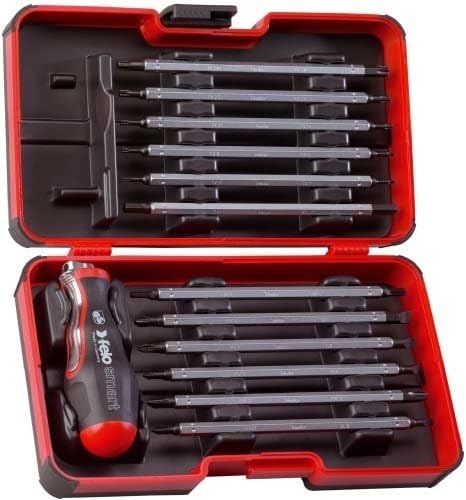 Felo Smart 060 813 06 Screwdriver Set 13 Pieces, Multi-coloured