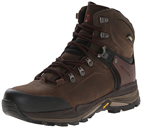 Merrell Men's Crestbound Gore-Tex Mid Hiking Boot, Clay, 8.5 M US