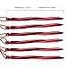VANWALK 7001 Aluminum Tent Stakes - 6 Pack Cyclone Tent Pegs with Reflective Pull Cords + Drawstring Bag