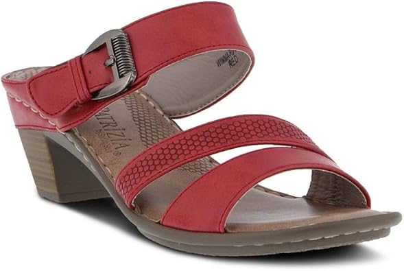 amazon women's red sandals