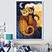FAIRYLOVE 1000 Pieces Puzzles Wooden Jigsaw Puzzles Floor Puzzle Intellectual Game Learning Education Decompression Toys for Adults Kids - Space Traveler