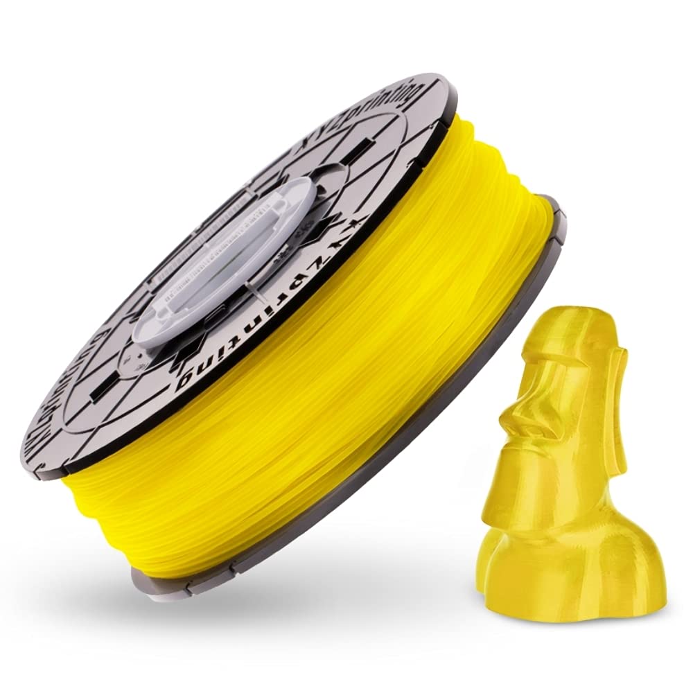 XYZprinting PLA Filament, 1.75 mm, 600 g NFC Spool, Yellow, RFPLCXEU0EC