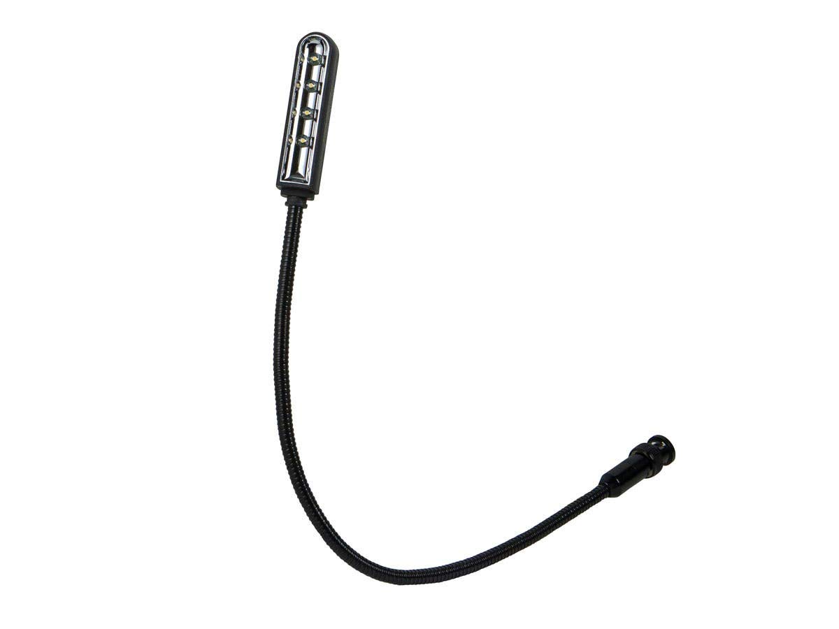 Photo 1 of Monoprice Live Sound Mixer Light for BNC Port - Flexible, 4 LEDs, 10.6-Inch Gooseneck, 16-Inch, Black - Stage Right Series