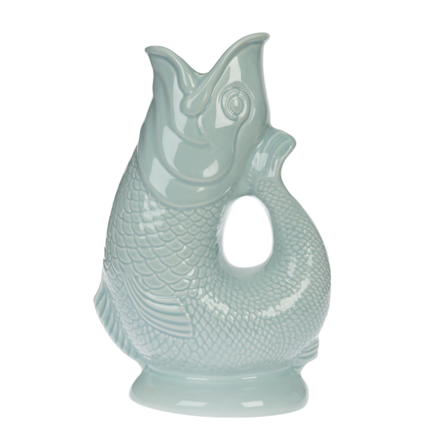Gurgly Iconic Air Glug Jug Large 28cm 1.4L – Fish Water Jug, Decorative Fish Vase, Ornament, Carafe